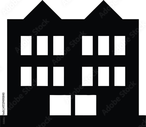 Construction and Real Estate Line Icon Set. An assortment of outline icons pertaining to real estate, purchasing, renting, homes, and homes. Linear Business Symbols in an Editable Stroke Vector Illust