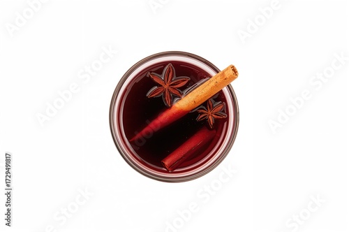 Steaming mug of spiced warm...