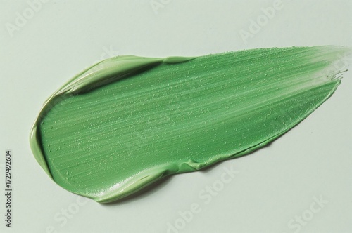 Soft green brushstrokes and...
