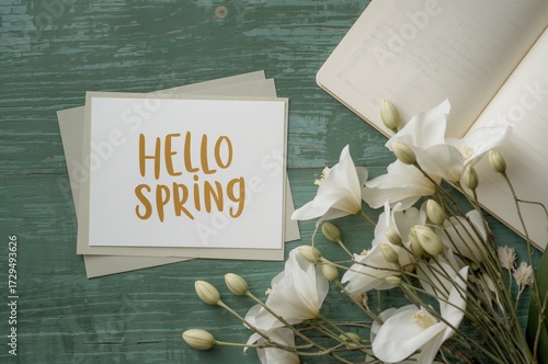 Greeting card featuring 'HE...