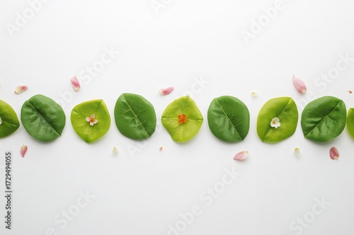 Horizontal arrangement of g...