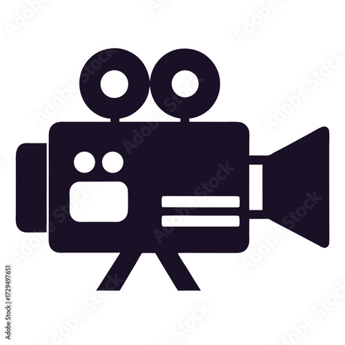 vector video camera icon