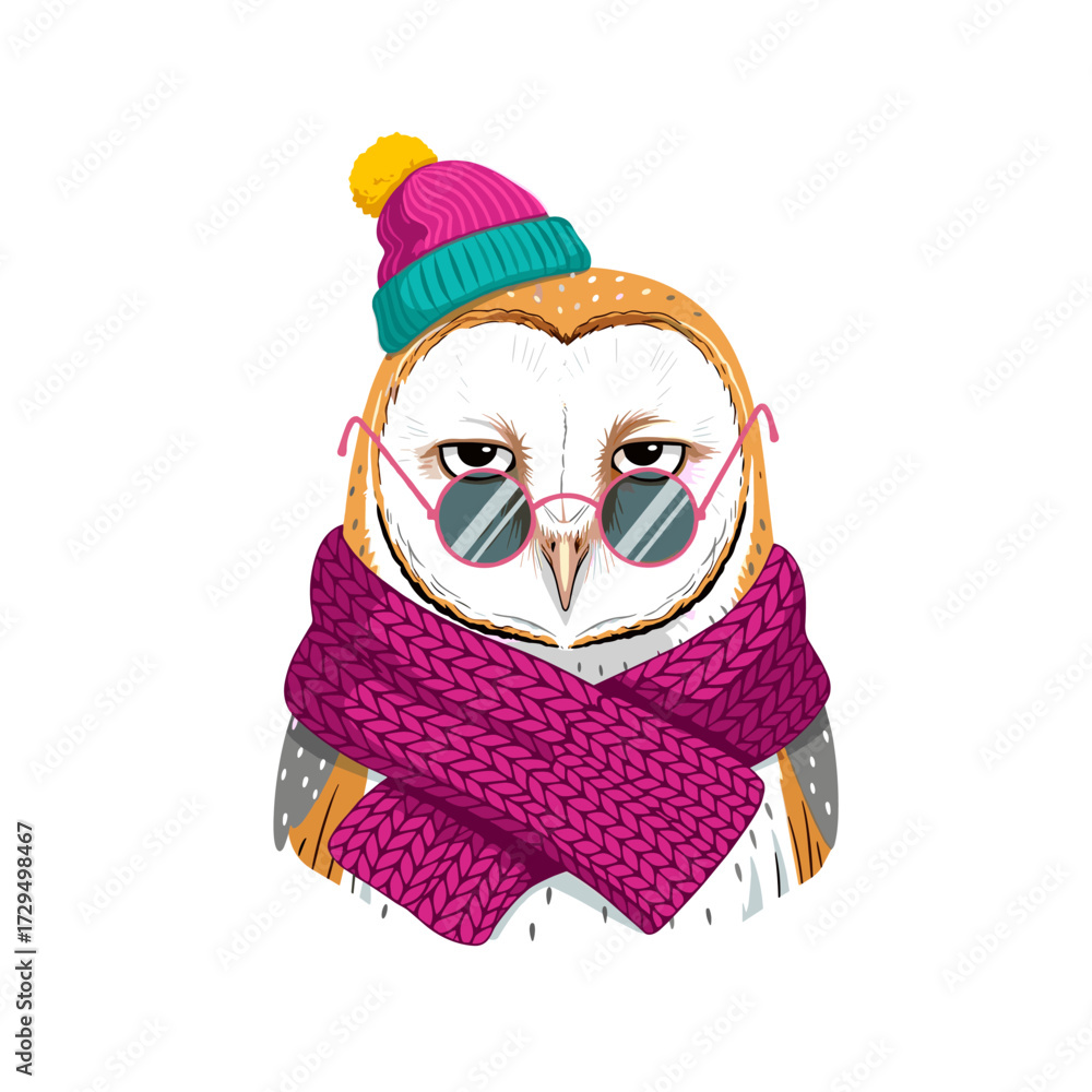 Fototapeta premium Winter Owl