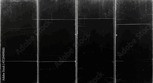 Abstract textured black background with vertical lines and subtle scratches simulating old film or distressed material