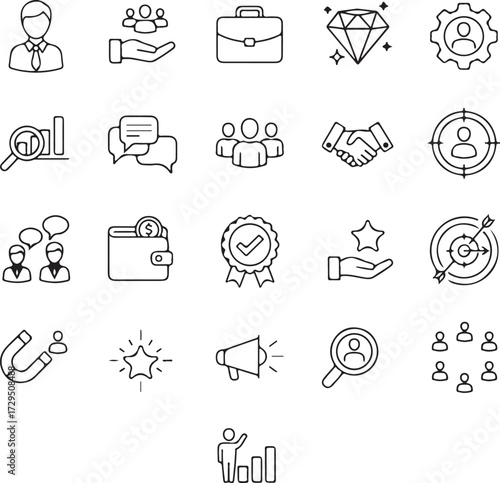 Employer Branding concept banner with icon
