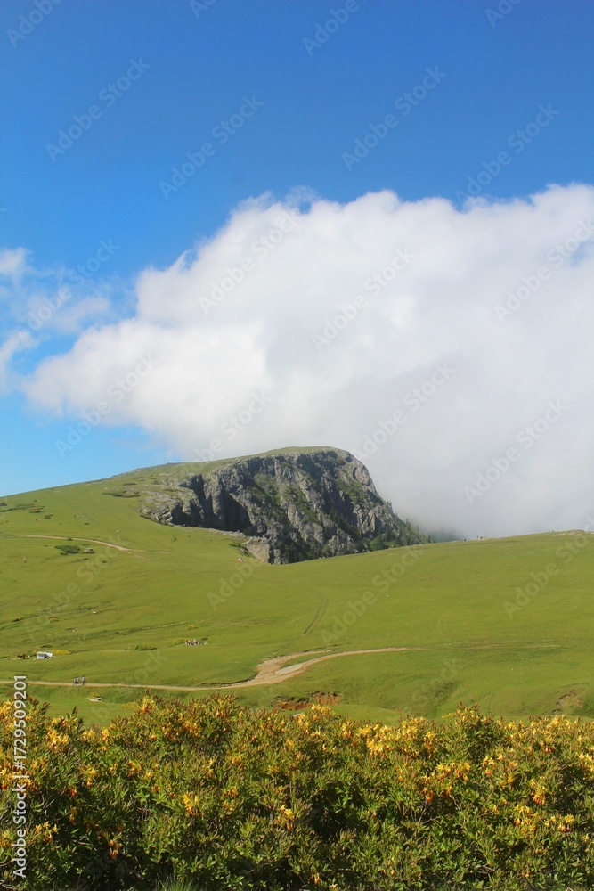 Obraz premium mountain landscape with clouds
