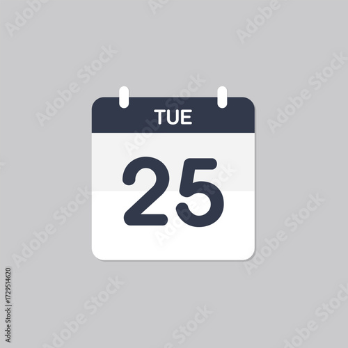 Minimalist Calendar Graphic for Scheduling