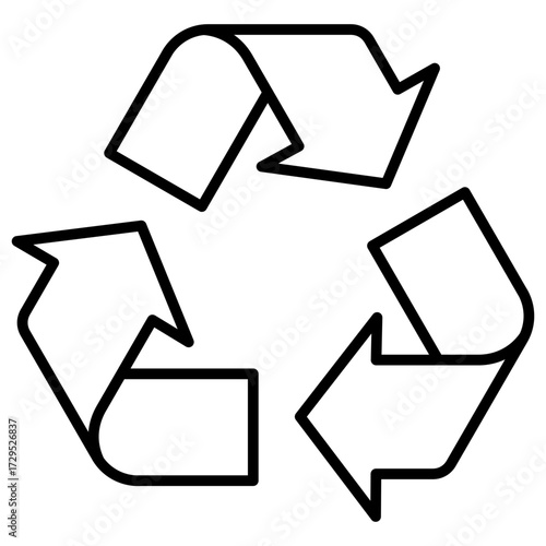 Recycling Outline Icon