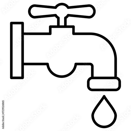 Water Outline Icon