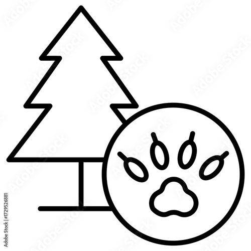 Wild Life Outline Icon