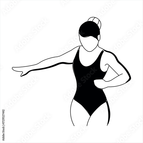 Girl Bowing 