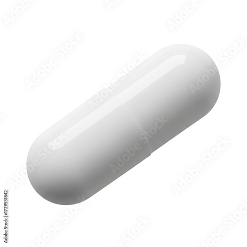 pill isolated on white background