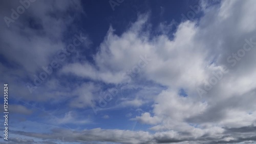 Timelapse of sky with clouds