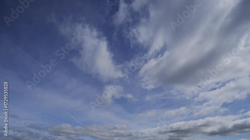 Timelapse of sky with clouds