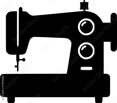 sewing-machine flat vector
