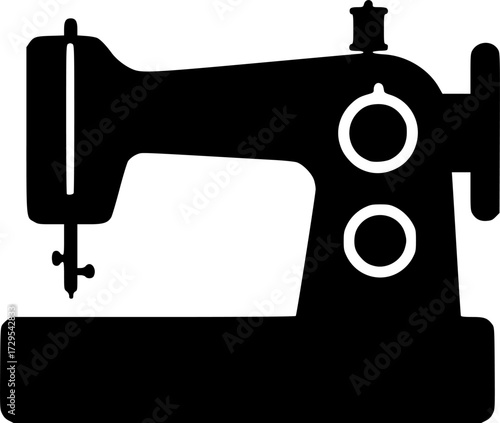 sewing-machine flat vector
