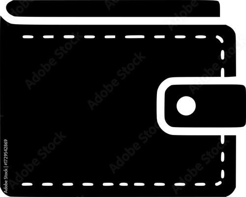 wallet vector flat icon
