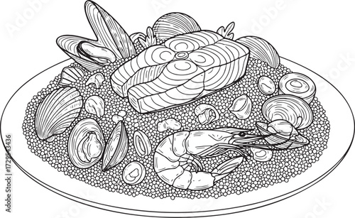 Seafood Couscous: A Mediterranean Delicacy
