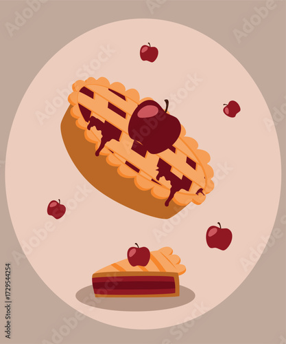 Apple Pie and Slice Pie at Cream Delicious