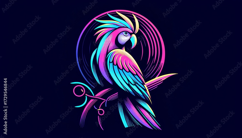 Obraz premium Beautiful illustration and clipart and animal