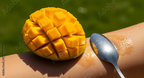 butterfly on a spoon