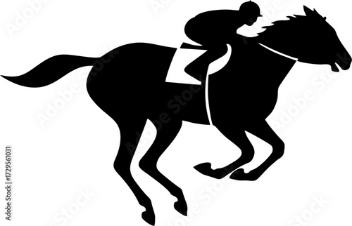 horse racing athletes are competing