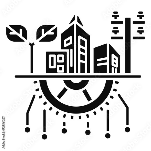 City Life  Icon Element For Design