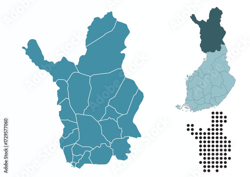 Set maps of Lapland province
