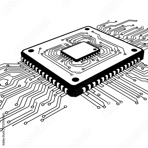 Microchip with Circuit Board