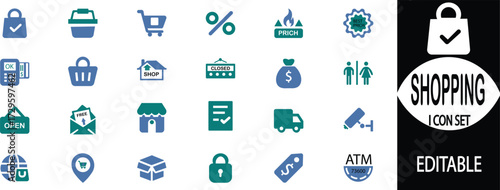 A shopping icon vector illustration  ,