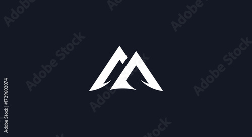 Abstract Monogram Design Modern Logo Creative Symbol.