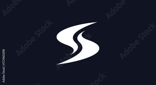 Abstract Letter S Logo Design.