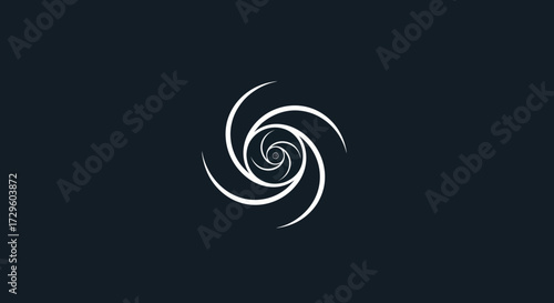 Abstract spiral design with a captivating visual effect and artistic appeal.