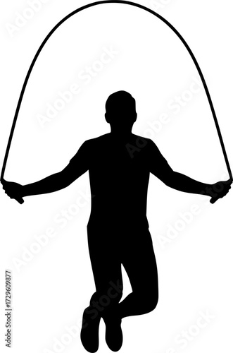 Jumping rope, Jumping rope silhouette, Jump rope skipping silhouette, Jump rope skipping , Jumping rope vector bundle