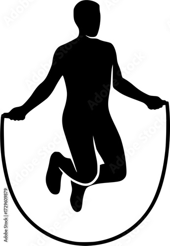 Jumping rope, Jumping rope silhouette, Jump rope skipping silhouette, Jump rope skipping , Jumping rope vector bundle