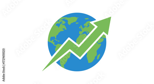 Global Market Growth Trajectory: A visual representation of economic expansion and world development