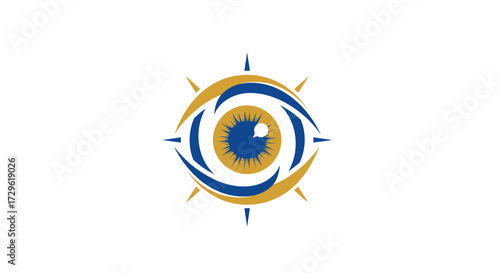 Eye Focused on Target Vision Insight Focus Aiming Precision.