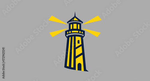Lighthouse Beacon Illumination Tower Structure.