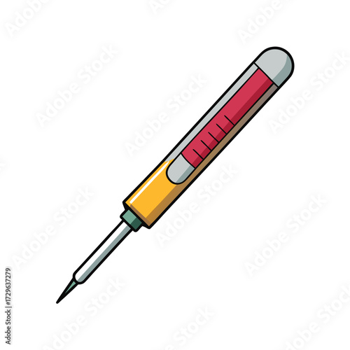 scalpel on white background