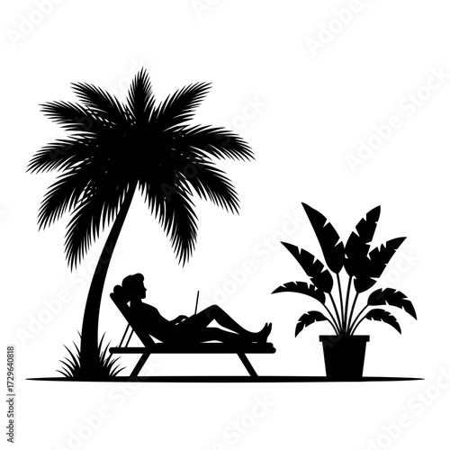 A pair of black flipflops with white stripes, isolated on a, representing summer footwear and casual style