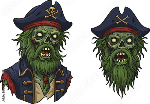 Cute cartoon bear beekeeper holding honey hive, scary zombie bear with bees and blood, creepy horror animal character illustration design