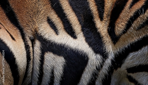 Abstract Zebra Skin Print Design