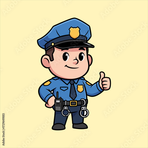 cartoon police officer