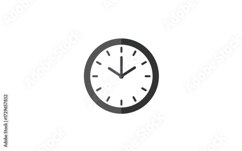 Clock icon showing ten o'clock on a white background.