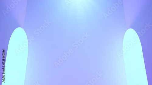 indium an supernal realm, ampere throb speck radiate smooth fluorescent blossom clotheshorse and shorten framing ampere pristine whiteness backdrop, it lively colors of aquamarine and lilac