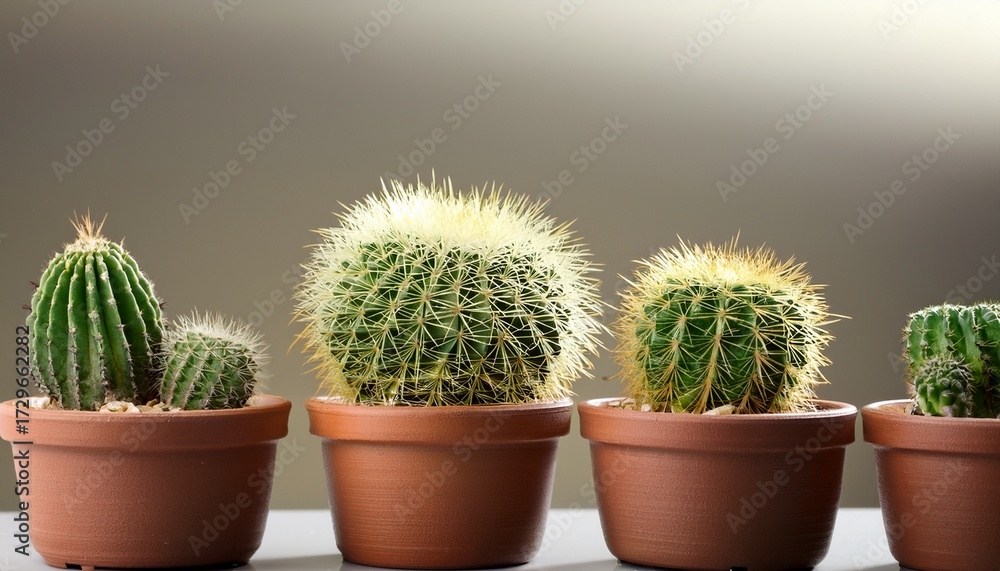 Fototapeta premium Cactus In Pot