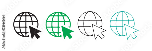 World Search and Connection Logo