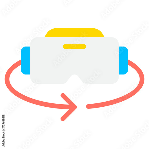 Headset viewed from above showing ear cushions and headband.