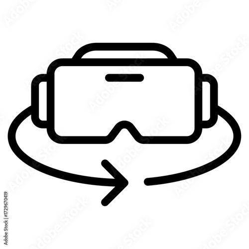 Headset viewed from above showing ear cushions and headband.