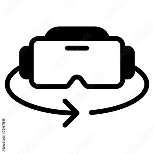 Headset viewed from above showing ear cushions and headband.